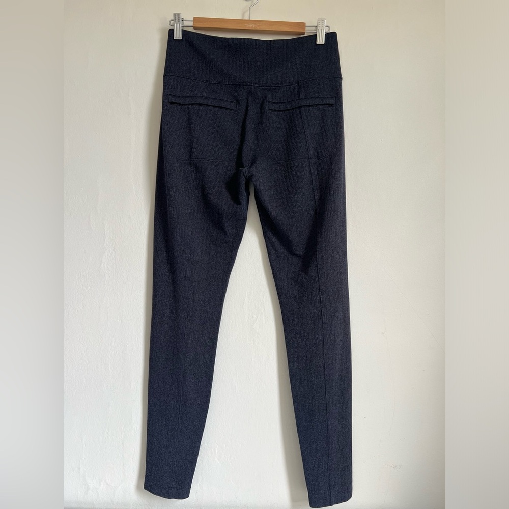 MEDIUM TALL Athleta Delancey Herringbone tights navy black white womens 2 pairs - Picture 5 of 10